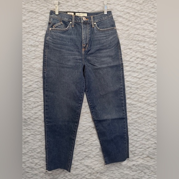 NWT Women's Shea High Rise Straight Ankle Jean Color Blue Size 6 - Picture 9 of 12